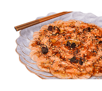 Salmon Carpaccio & Asian Dressing