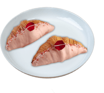 Raspberry Love Croissant