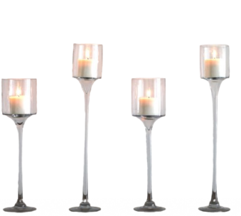 Big Chandelier x4 (including 4 white candles) (Renting)