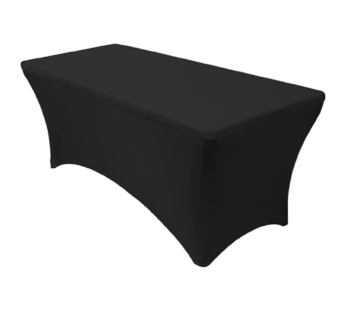 Buffet Table with Black table cloth (Renting)