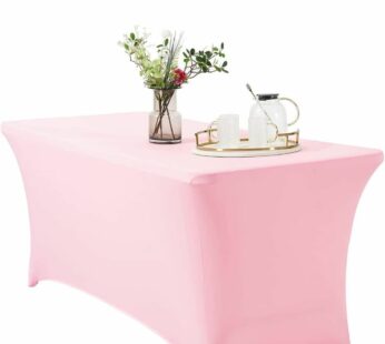 Buffet Table with Pink table cloth (Renting)