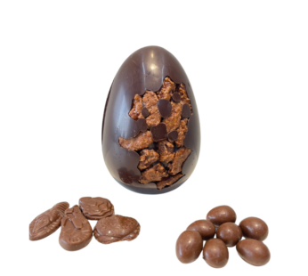 Large Mendiant Dark Chocolate Egg